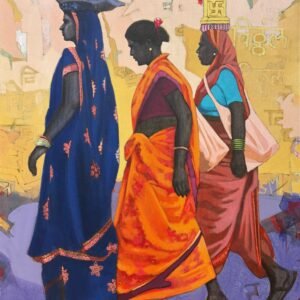 Utkantha_36*48_AcrylicOnCanvas By Navnath Kshirsagar Available On vivaanarts.com